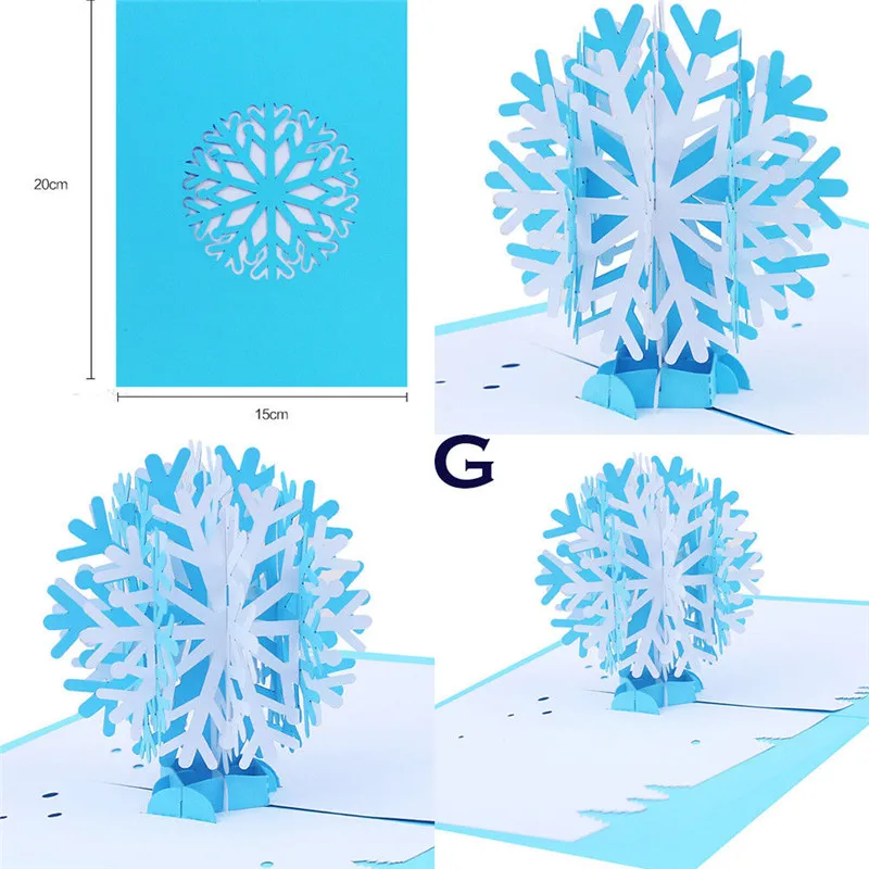Новая мода 3D всплывающие поздравительные открытки Свадьба День рождения Святого