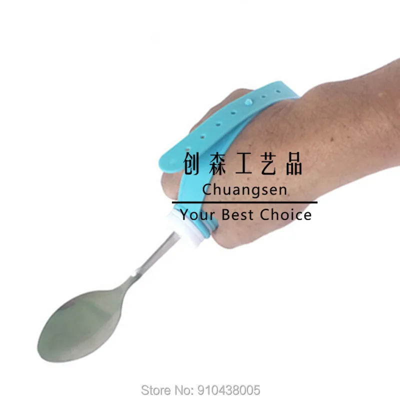 Поворотная ложка из нержавеющей стали Адаптивная посуда для инвалидов столовые