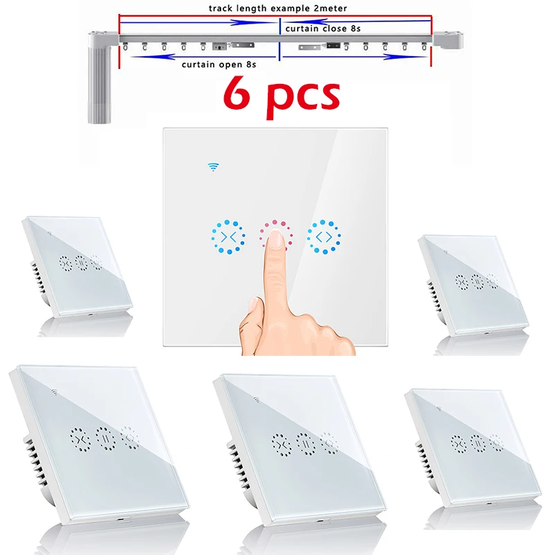 Умный выключатель для штор eWelink Wi Fi сенсорный роликовый затвор электродвигатель
