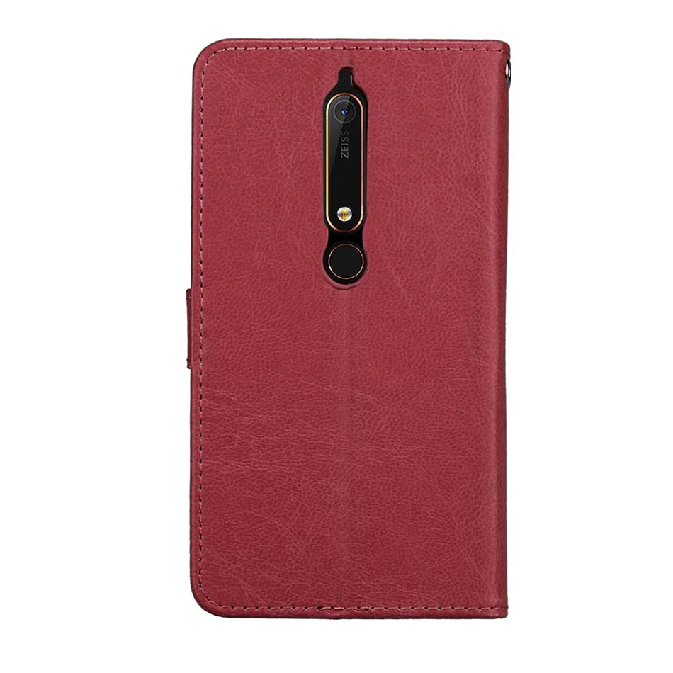 Однотонный кожаный чехол для телефона Nokia 2 3 5 7 8 Sirocco 2017 6 2018 Lumia 640 XL откидной Чехол