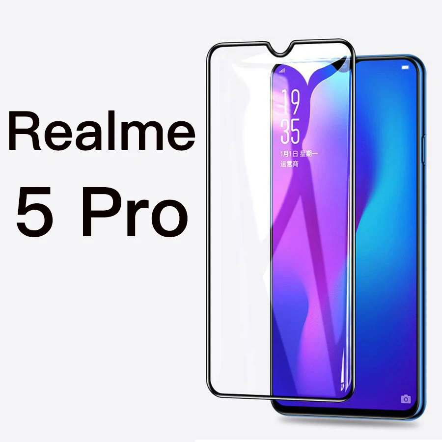 Realme 5 Pro GFAITH для Realme 3 Защитная пленка для экрана, 3D Полностью закаленное стекло для экрана для Realme 3 Pro 2 Pro C2 стекло Realme 5 Pro X2 Pro - Цвет: Realme 5 Pro
