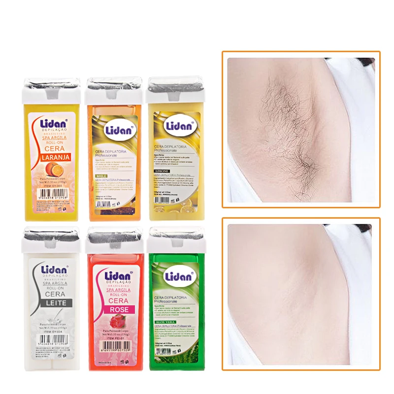 100 г восковой картридж для депиляции крем удаления волос Апельсиновая Роза запах