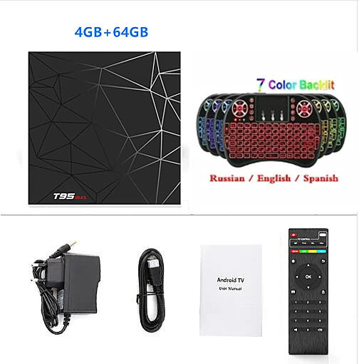 4GB64GB Add I8 4 Гб ram 64 Гб rom 6K Smart tv BOX Android 9,0 T95 MAX Allwinner H6 четырехъядерный 2,4G Wifi Youtube 16G/32G T95MAX телеприставка - Цвет: 4GB64GB Add I8