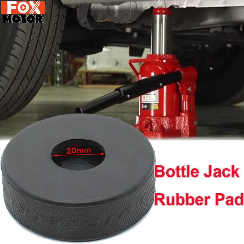 

Bottle Jack Rubber Pad Anti-slip Adapter Support Block Car Lift Tool For Most 2 Ton Bottle Jacks Jacking Points Universal Repair