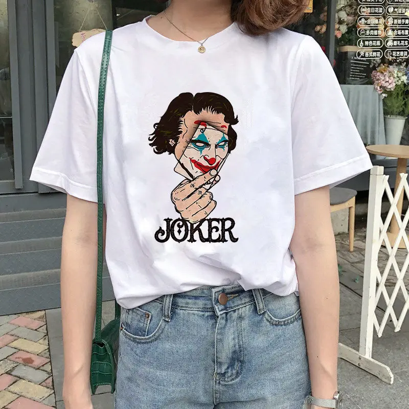 Женская футболка Joaquin Phoenix horror Футболка Harajuku с графическим принтом универсальная