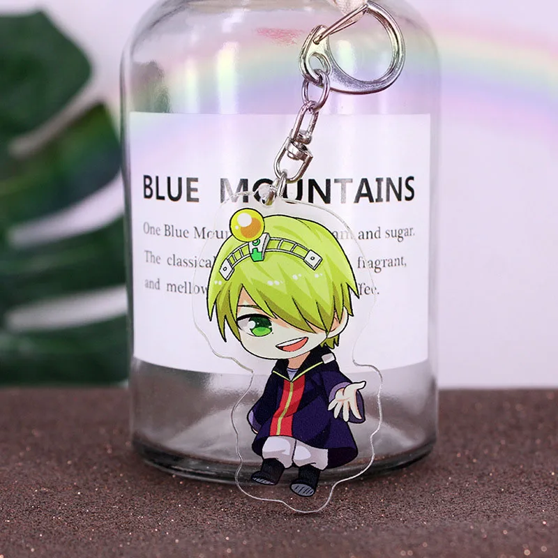 

1 Pcs New Acrylic Keychains Disastrous Life of Saiki K Pendant Keyrings Women Men Heart Key Holder Figure Toys Gifts