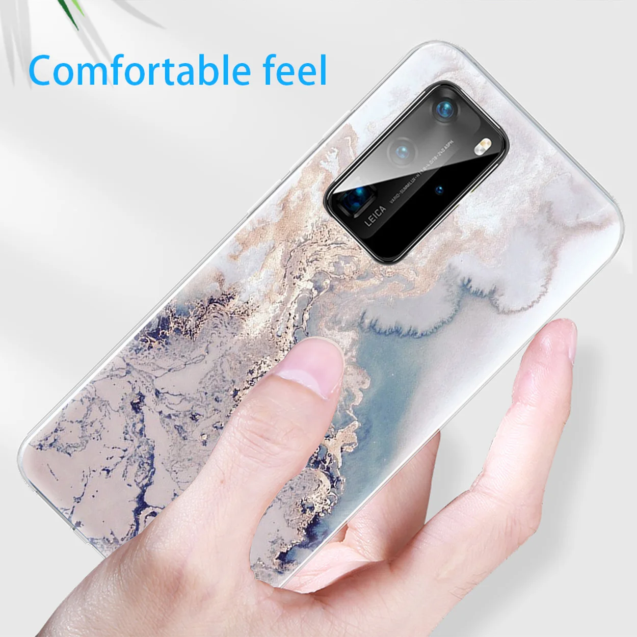 Чехол для Huawei P30 P40 P20 Mate 30 20 Honor 10 Nova 5T 5 5i Pro Lite P Smart Plus 2019 силиконовый с мраморным