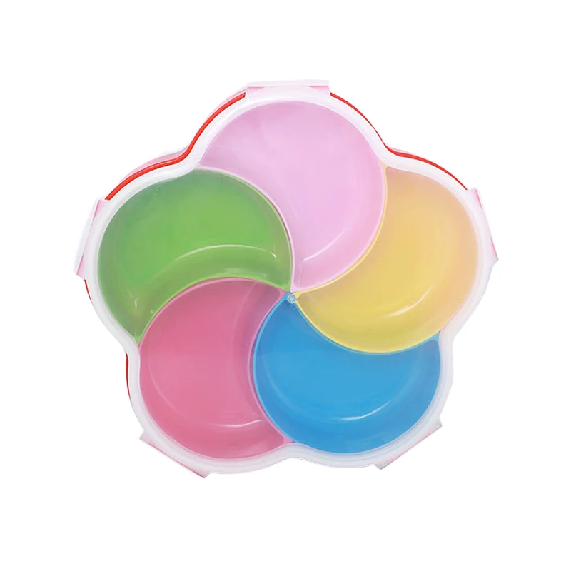 Прямая поставка секционная сервировочная миска с крышкой конфетное блюдо