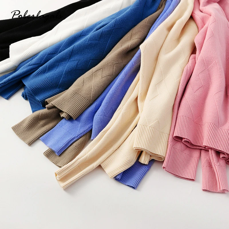 Модный джемпер осенне-зимний Вязанный свитер для женщин 2020 корейский вязаный