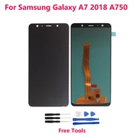 tested for samsung galaxy a7 2018 a750 a750f lcd display a750fn sm a750f a750g touch screen digitizer assembly incell amoled