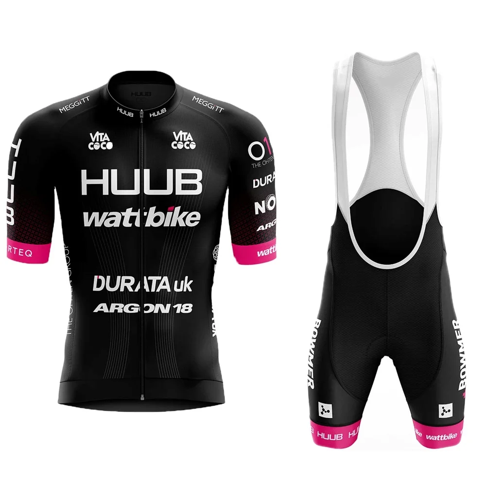 2021 Мужская велосипедная одежда HUUB флуоресцентный желтый комплект велосипедной