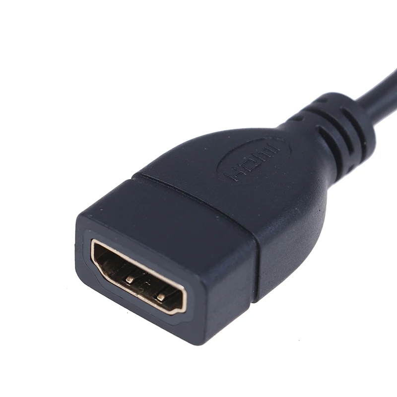 Вверх вниз вправо влево угловой микро HDMI к адаптер Папа-мама Разъем 10 см для HDTV