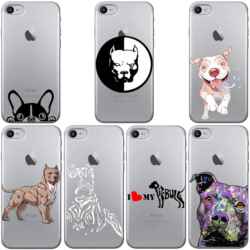 Питбуль в виде милой собачки питомец питбуль твердый матовый пластик чехол