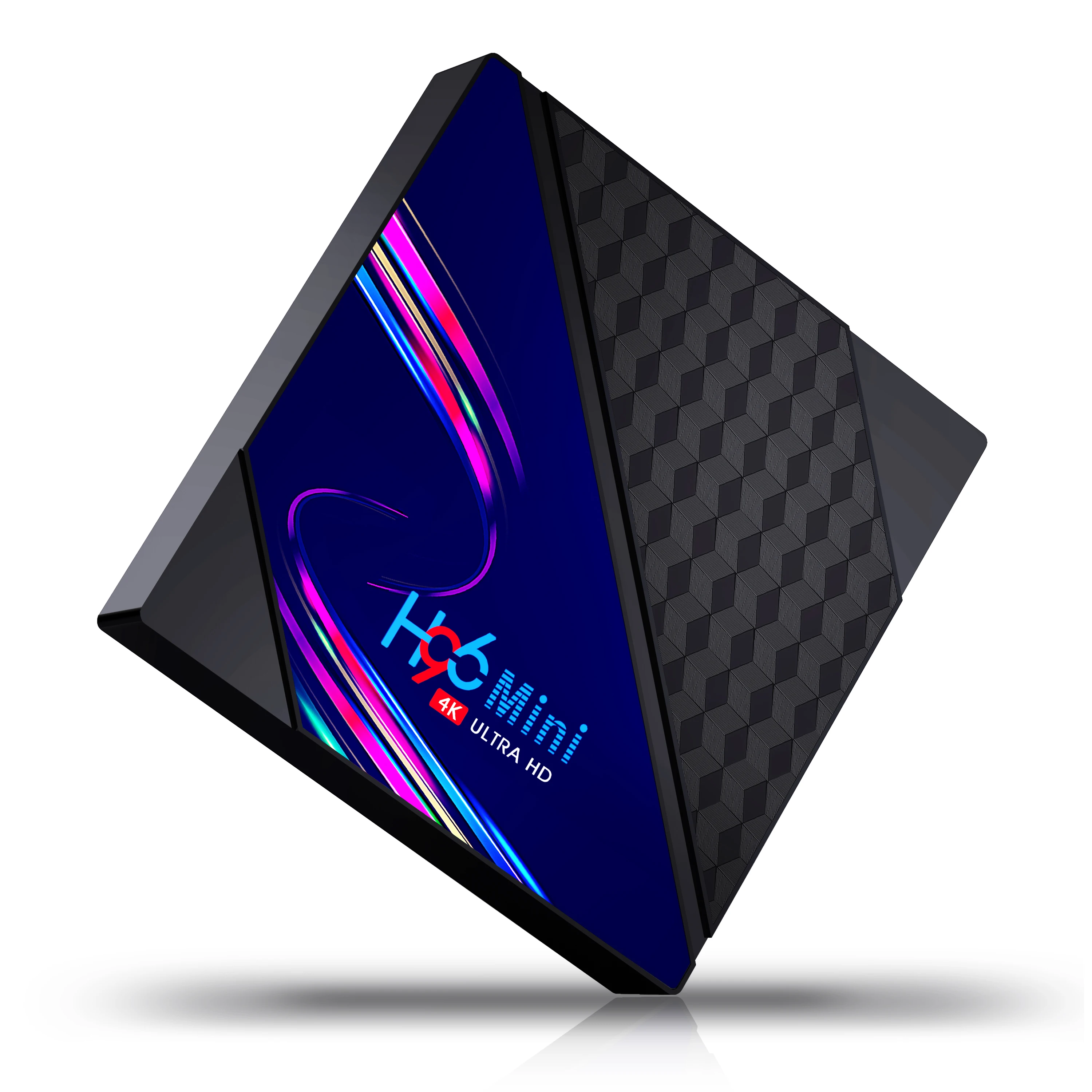 Приставка Смарт-ТВ H96 Mini V8 Android 10 0 RK3328A 4K 3D медиаплеер vs x96q android TV Box в Испании 2 4 ГГц