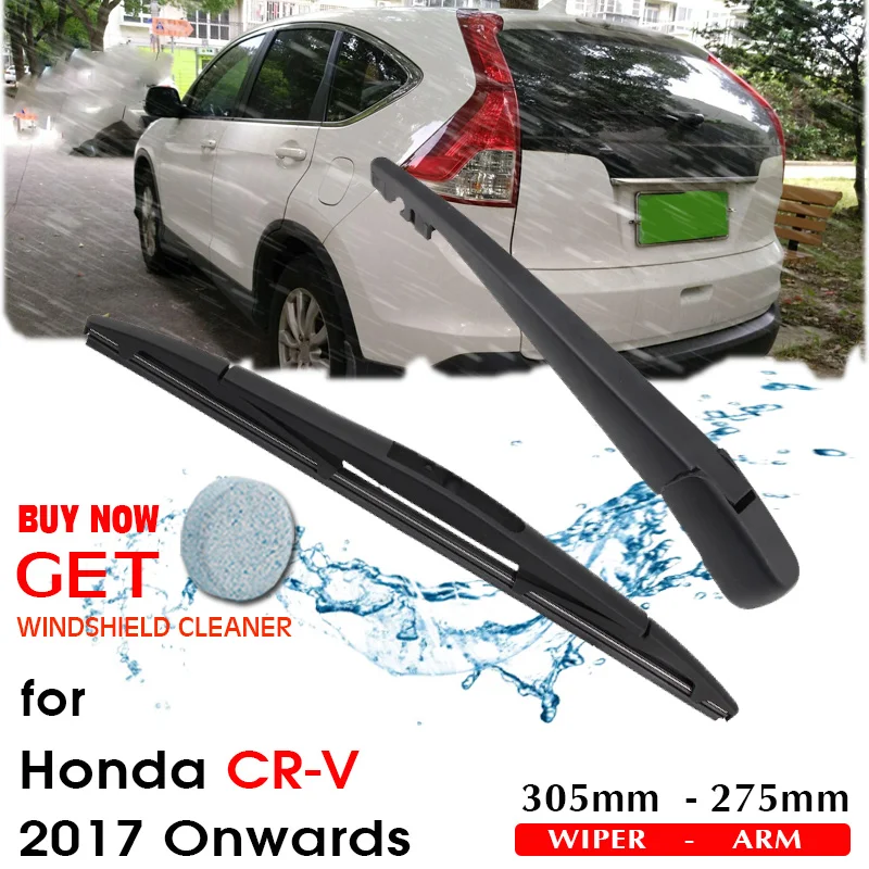 

Car Wiper Blade Rear Back Window Windscreen Windshield Wipers Auto Accessories For Honda CR-V Hatchback 305mm 2017 Onwards