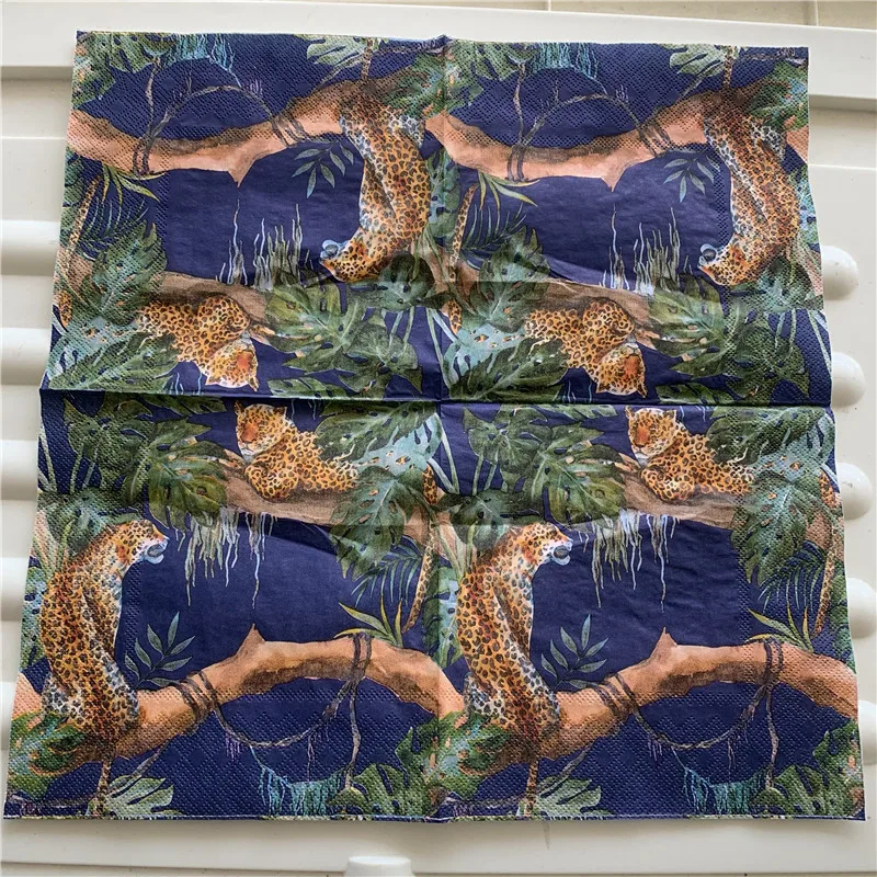 20 3-слойные фанерные в винтажном стиле столик сложенном виде принт с животными