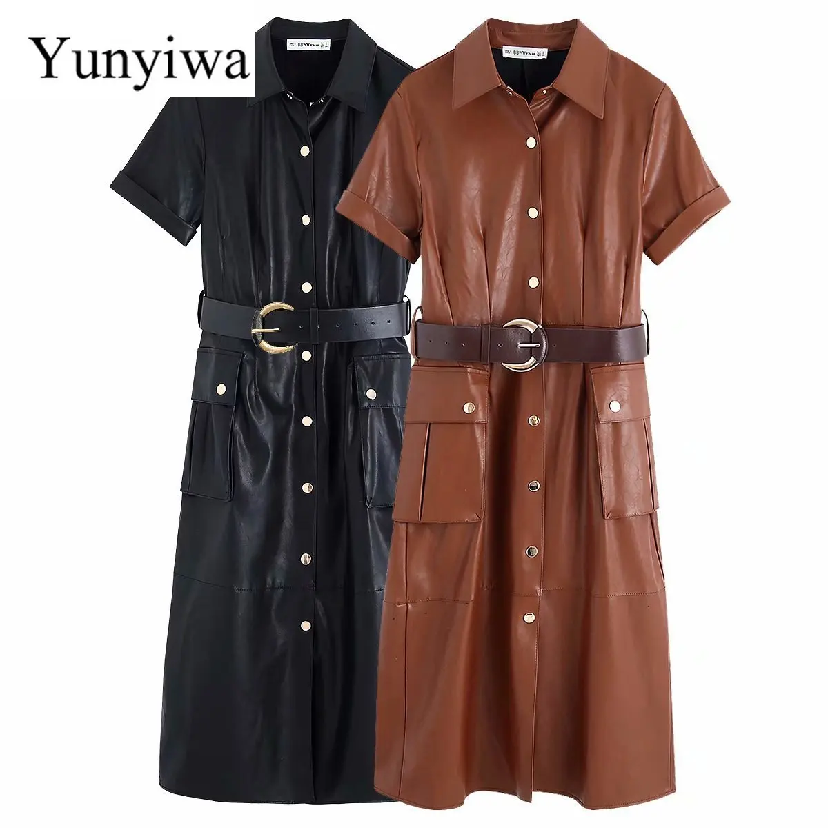 Женское облегающее платье из искусственной кожи Повседневные Вечерние длинные