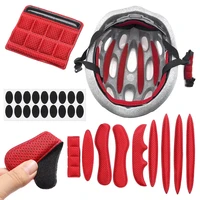 helmet inner padding foam pads kit helmet sealed red sponge universal for outdoor sports cycling motorcycle bicycle accessories