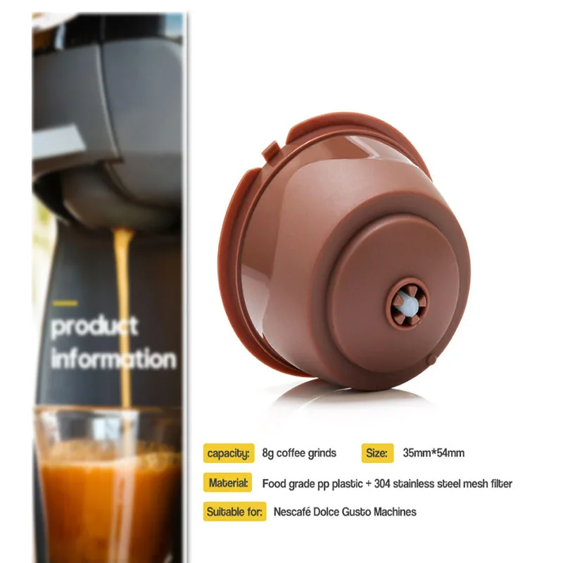 Чашка Фильтра для кофе dolce&ampgusto многоразовые капсульные фильтры Nespresso с