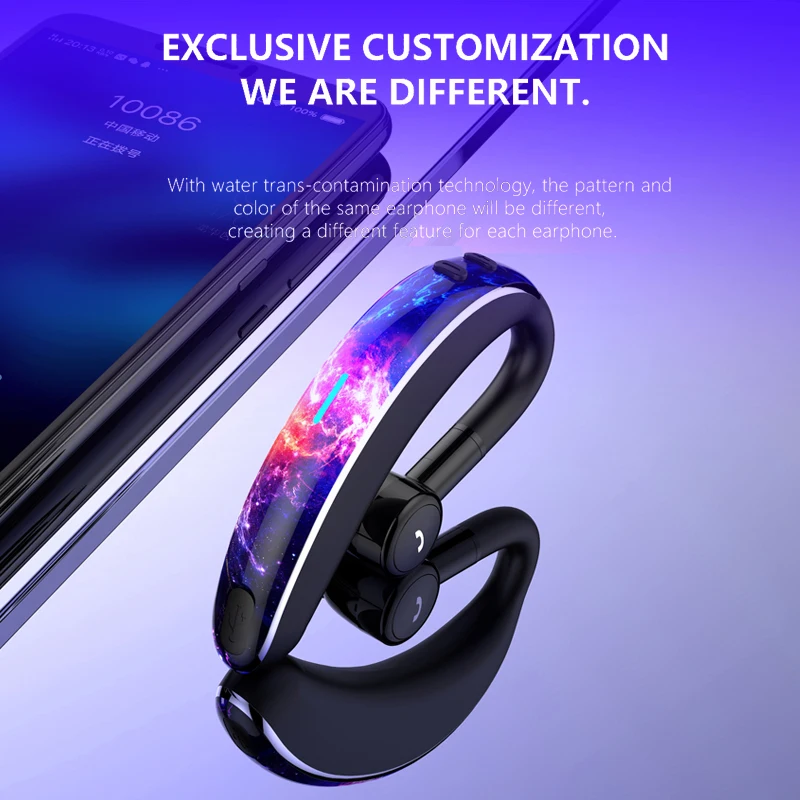 

Auriculares Bluetooth manos libres, auriculares inalámbricos a prueba de sudor, Auriculares deportivos con micrófono y control d