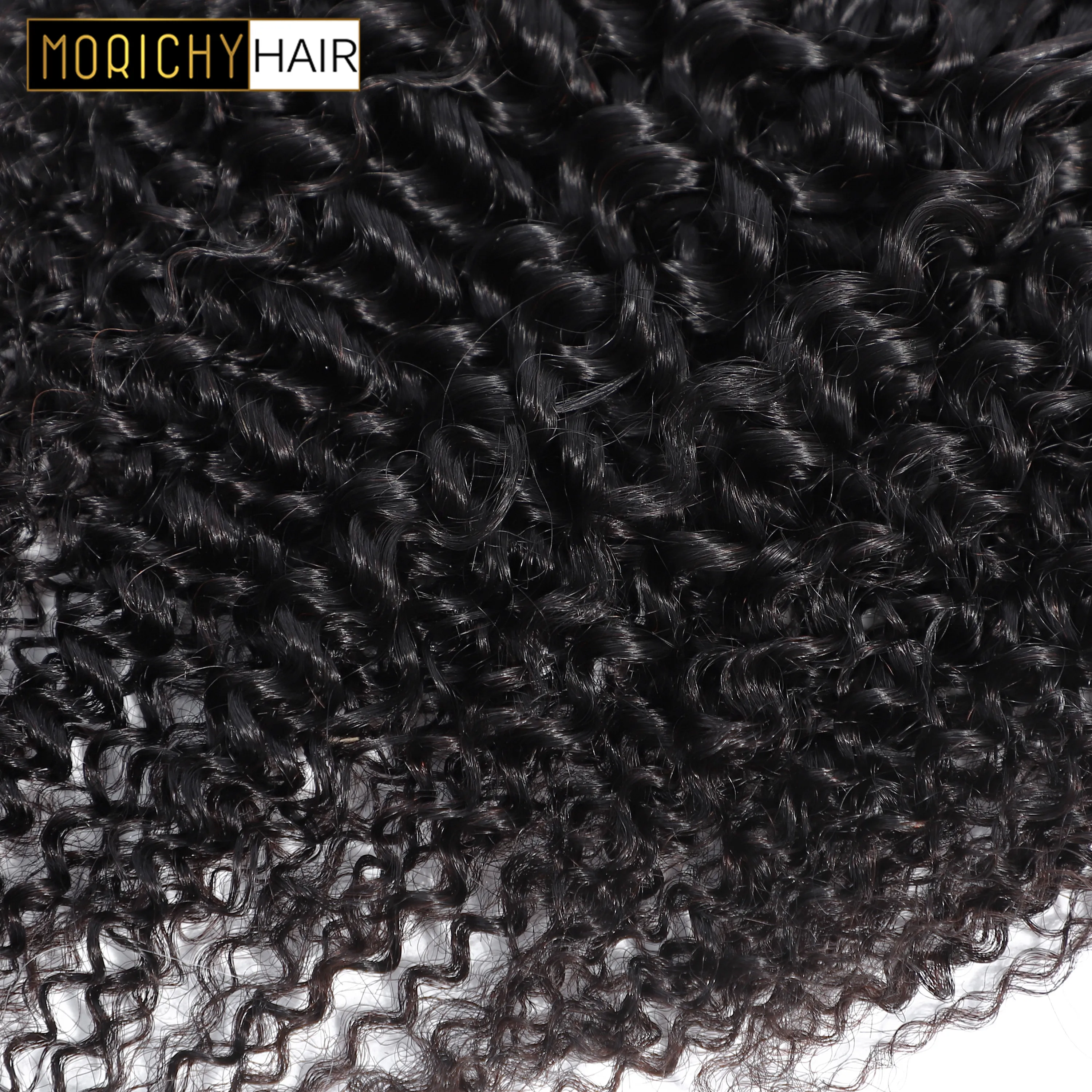 Morichy Mongolian Afro Kinky Curly Weave Clip In Human Hair Extensions Non Remy Hair Natural Color Full Head 10Pcs/Set 120G