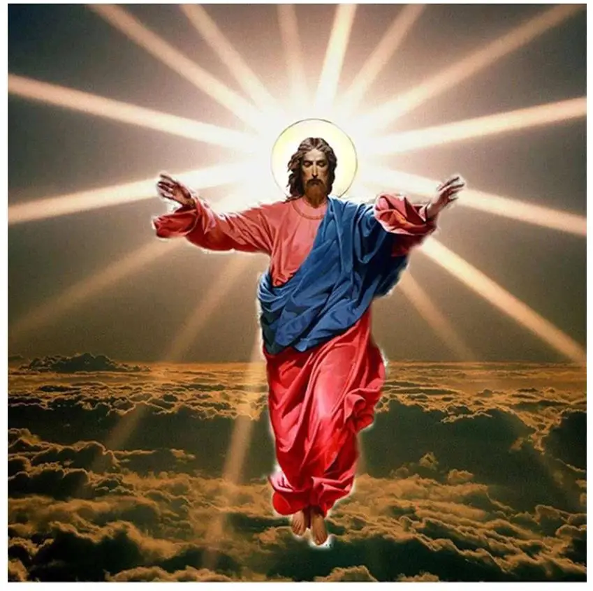 Полностью квадратная Алмазная мозаика Иисуса Христа алмазная вышивка рисунок