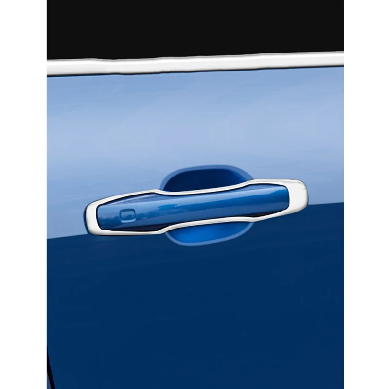 4 шт. хромированные наклейки на дверные ручки автомобиля для Volvo XC60 XC90 S90 2018 2019 |