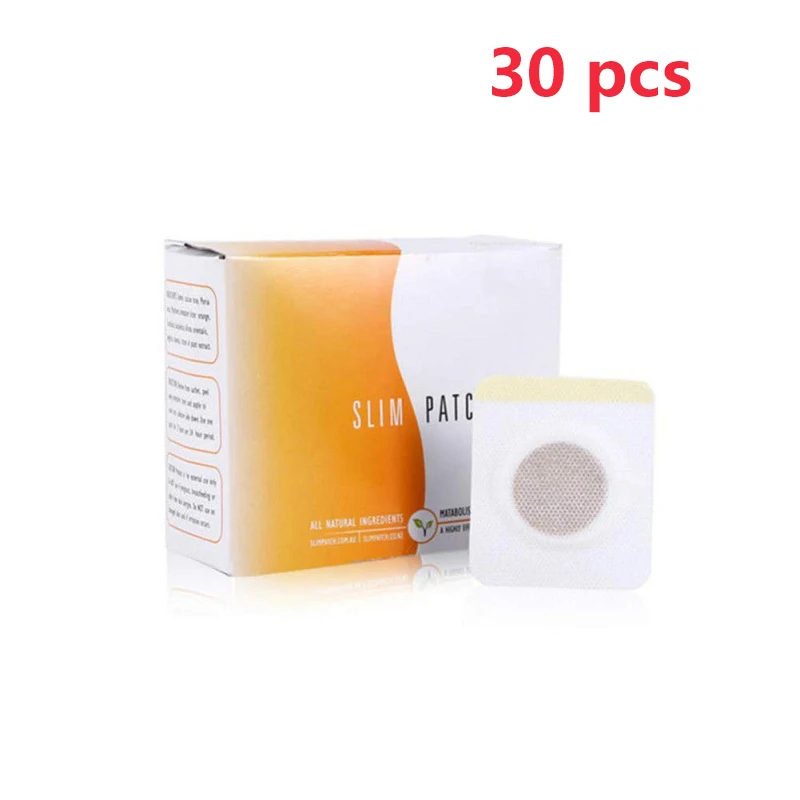 30pcs retail box 30 шт., тонкий пластырь для сжигания жира в животе, палочка для пупка, для похудения, для похудения, для сжигания жира, антицеллюлитный крем для живота, инструменты для подтяжки лица - Цвет: 30pcs retail box