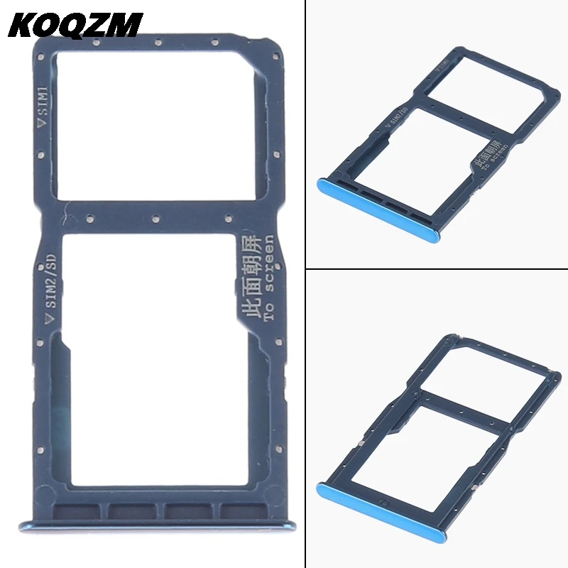 

1PCS Sim Card Holder Slot Tray Replacement Adapters MAR-L01A L21A LX1A L21MEA LX1M LX2 LX2J LX3A For Huawei P30 Lite