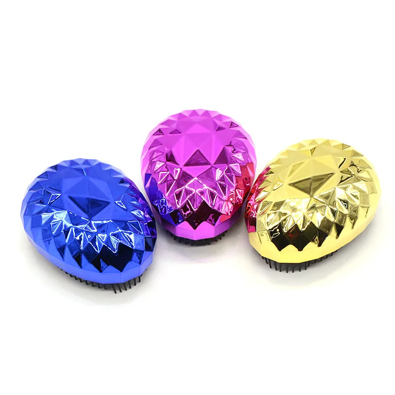 

1PC Hair Brush Comb Egg Round Shape Soft Styling Tools Hair Brushes Detangling Comb Salon Hair Care comb For Travel