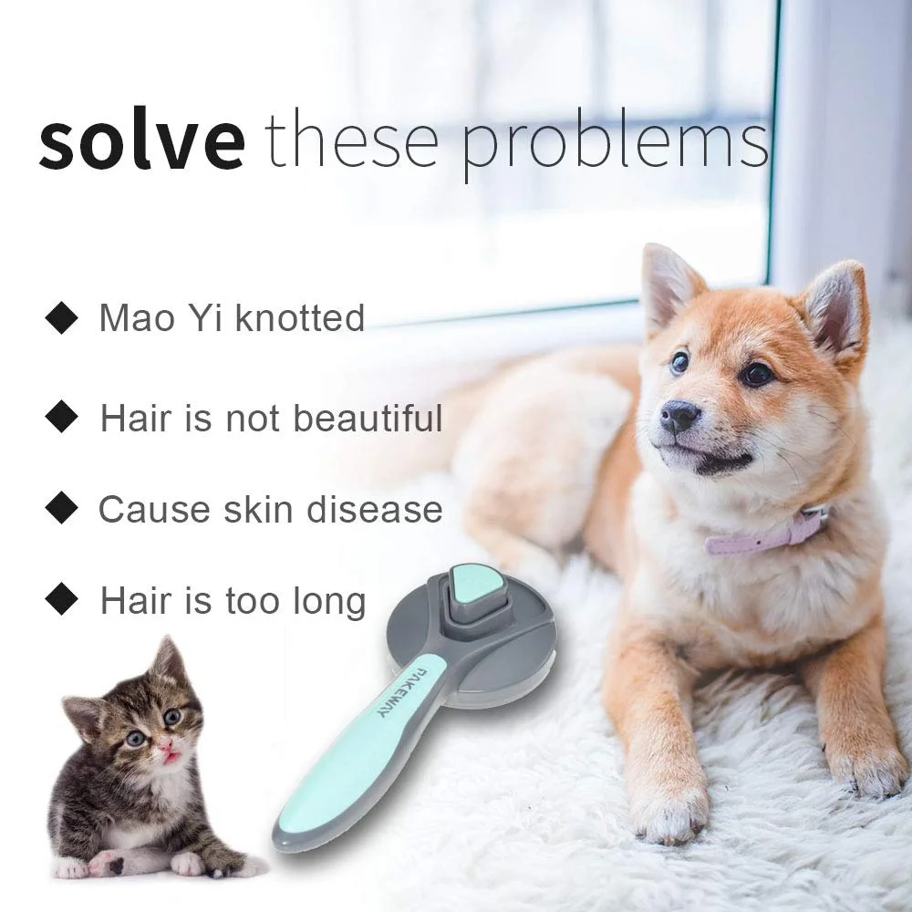 

Pet Grooming Dog Cat Comb Brush Hair Remover Shedding Cleaning Product Massage Lice Combs Grooming Accessories For Dogs and Cats