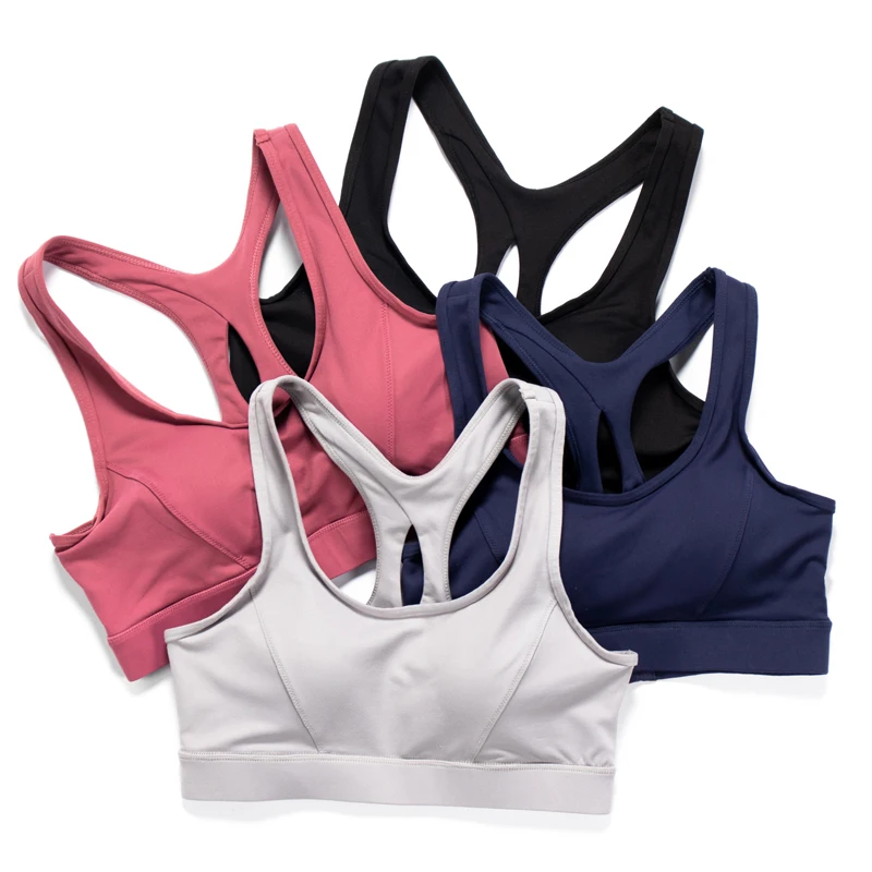 Для женщин бюстгальтер Фитнес с тонкими чашечками большой Размеры фиксированный
