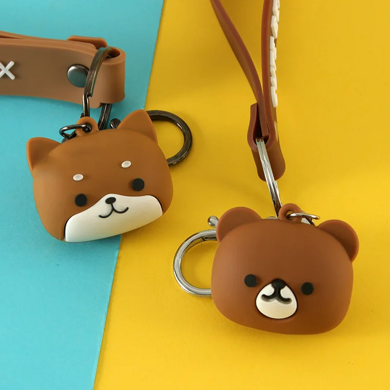 

New Arrival Cute Teddy Bear Key Chain TOY'Bear KeyChain Animal Pattern Key Holder For Girl Friend Key chain for dog car pendant
