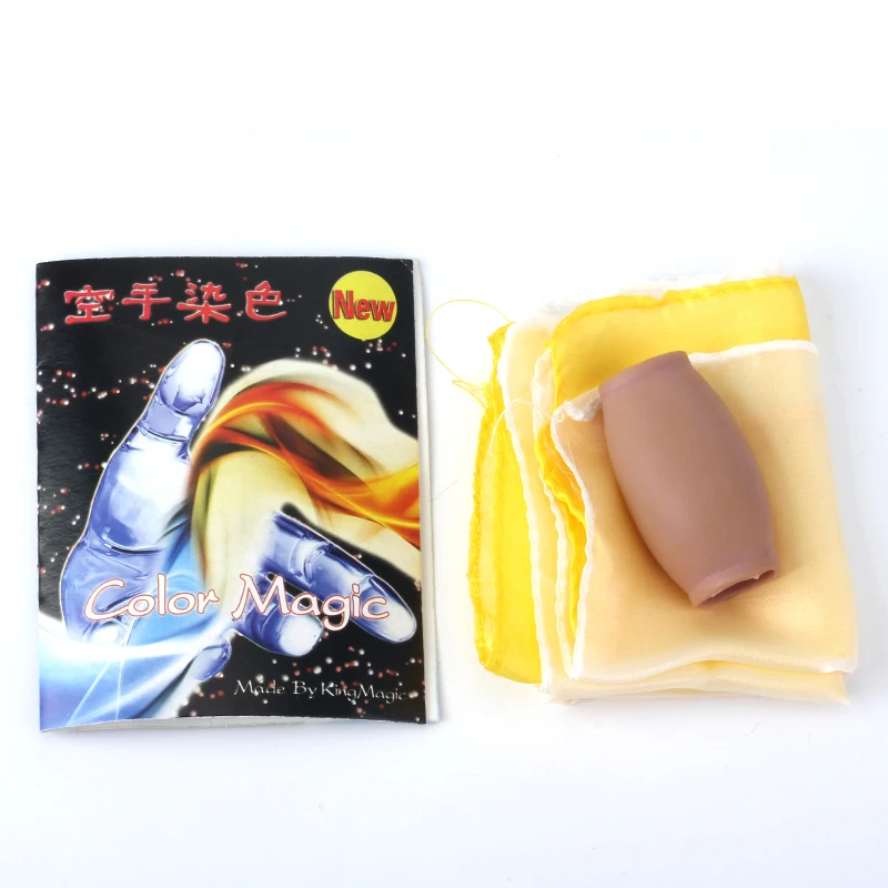 

Silk Coloring Dye Tube Scarves Magic Props Color Change Magia Tricks 2pcs/lot