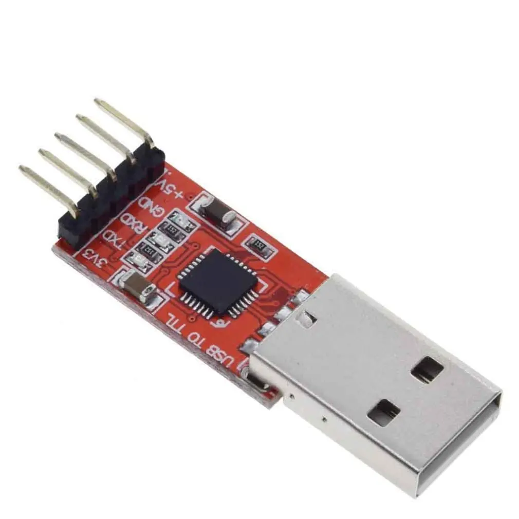 USB в ttl UART 6PIN модуль последовательный преобразователь CP2102 STC PRGMR красный