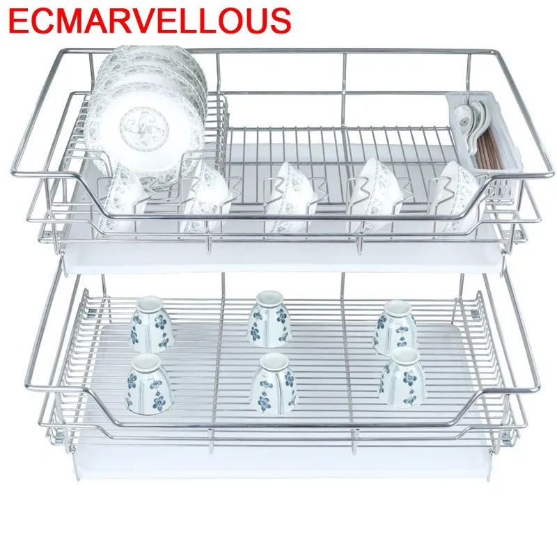 Organizador Cocina Cestas Para Organizar аксессуары стойка из нержавеющей стали Cozinha Органайзер