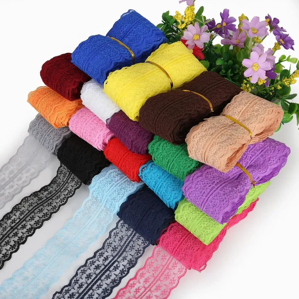 Кружевная лента для шитья 5 ярдов 45 мм без растяжки самодельного украшения одежды