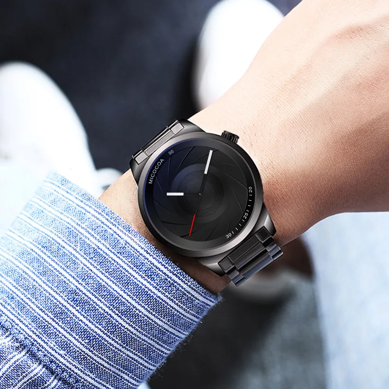 

MREURIO Business Micocoa Series Cyclone Men's Waterproof Hand Lens Design Simple and Atmospheric Quartz Watch