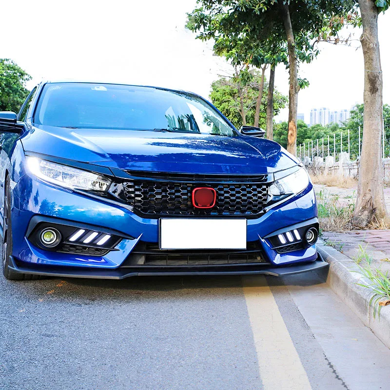 Стайлинг автомобиля набор из 3 предметов подходит для Honda Civic 4dr sedan 2016-2020 Комплект