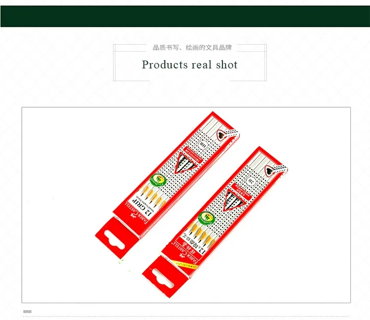 Faber Castell Треугольники деревянный карандаш Новинка Стандартный карандаши 12 шт. HB/2B школьные канцелярские Канцтовары товары для учебы 3170