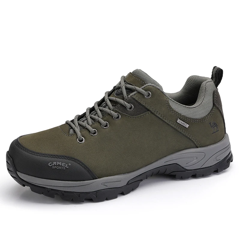 

Походная обувь Golsencamel из натуральной кожи, мужская обувь, прочные нескользящие дышащие резиновые уличные треккинговые ботинки для мужчин, к...