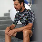2020 входа цикл Мужской клуб комплект летней одежды с короткими рукавами Велоспорт Джерси ciclismo Велосипедный спорт костюмы нагрудник гель Шорты ropa de hombre