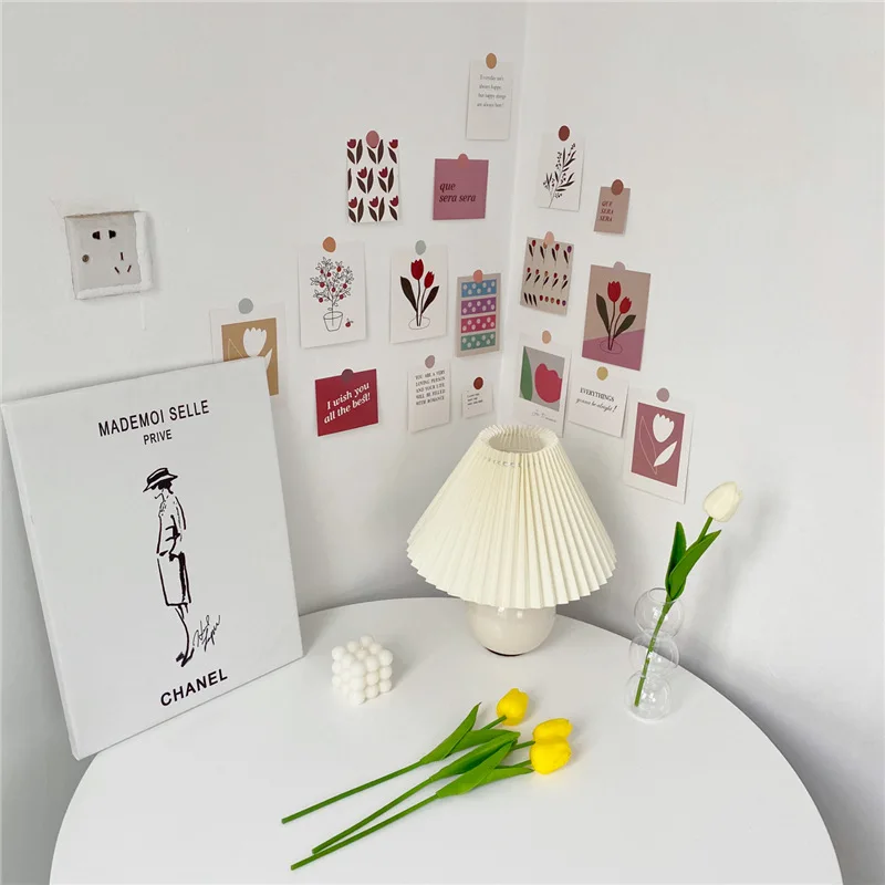 17 листов Ins тюльпан украшение Набор открыток Художественная открытка в корейском