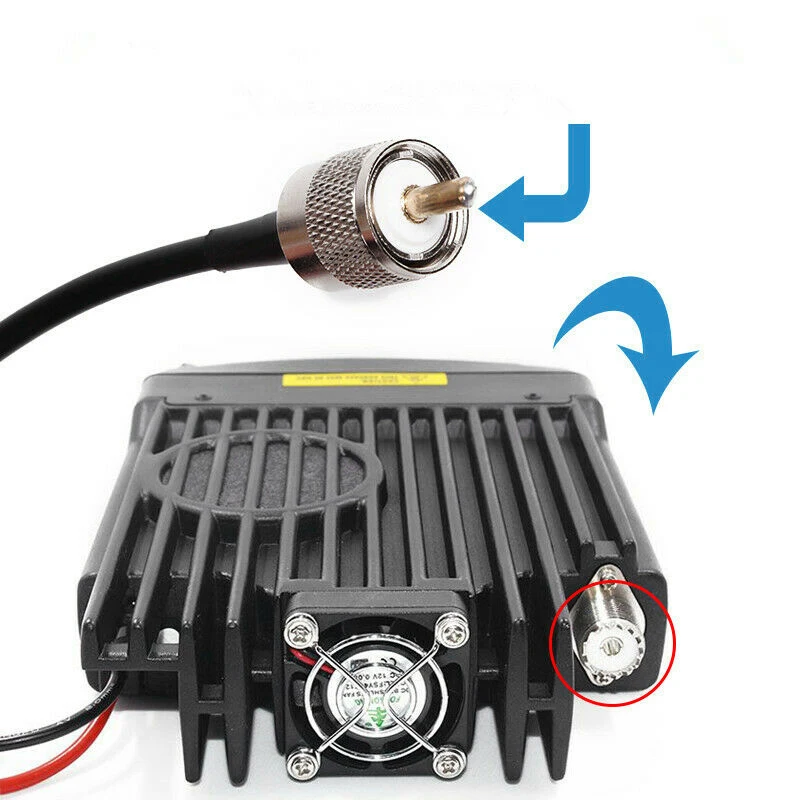 Акулий плавник Двухдиапазонная УКВ антенна для QYT Kenwood TYT YAESU Автомобильная