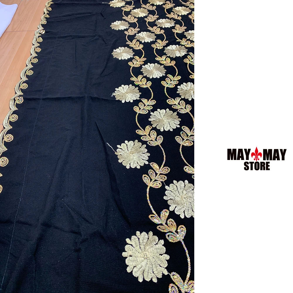 

May 2021Summer Chiffon Plus Size Muslim Abaya Kaftan Dubai Women's Prayer Clothing Embroidery African Dress With Scarf Novelty02