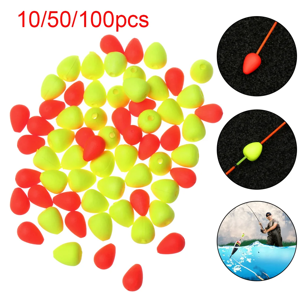 

Hot Tool Red/Yellow Tackle Moveable Float Visualable Beans Fishing Signal Sender Float Tail Eye-catching Beans