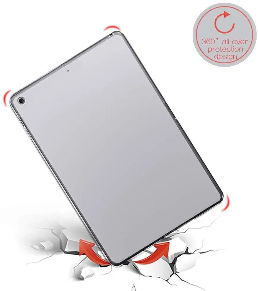 Case for iPad 7 2019 10.2 Shockproof Silicon TPU Gel Transparent New Apple Tablet Funda Capa Cover | Компьютеры и офис