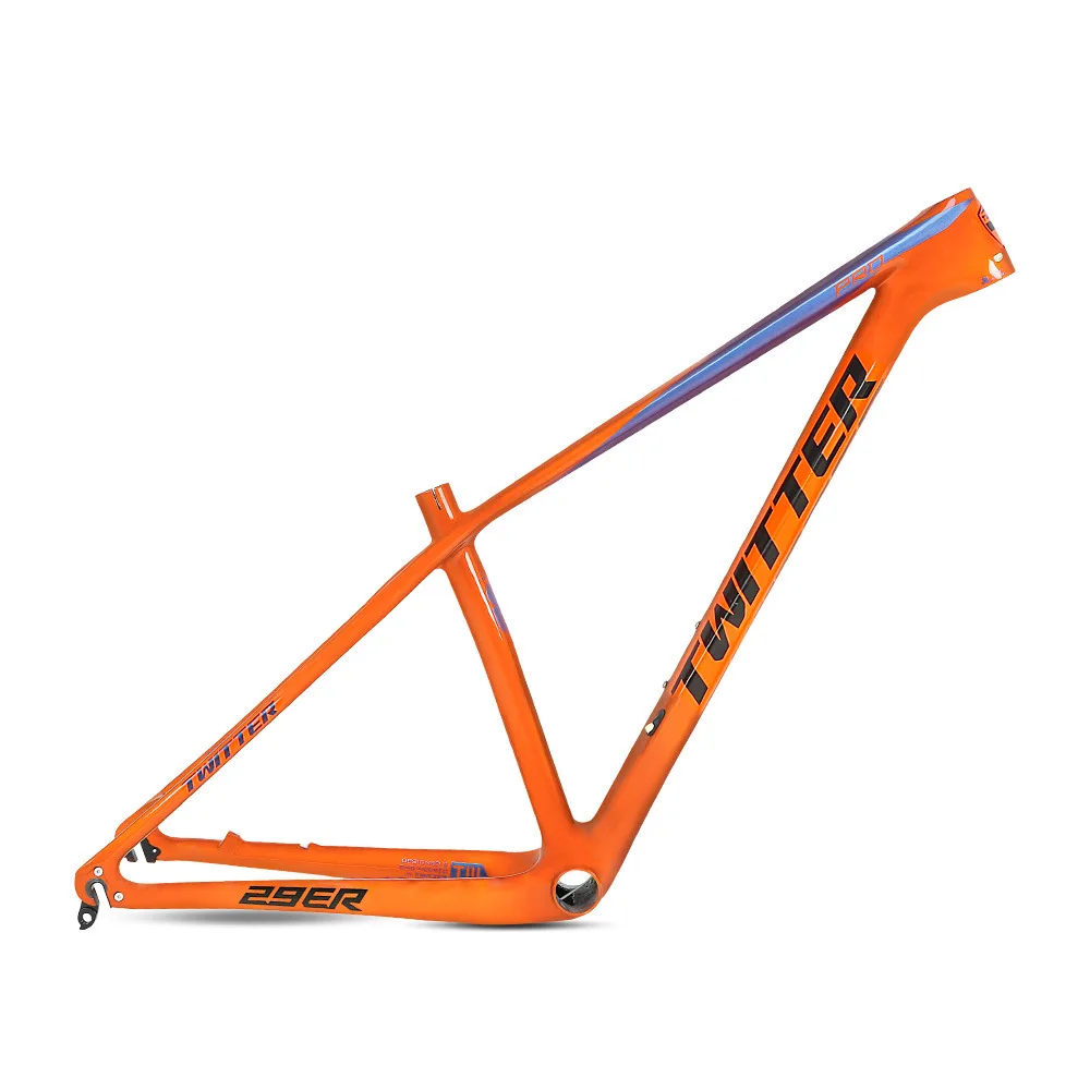 Twitter LEOPARDpro MTB XC карбоновая рама 29er 27,5 er горный велосипед Внедорожный гоночный дисковый тормоз внутренний кабель Быстрый выпуск через ось