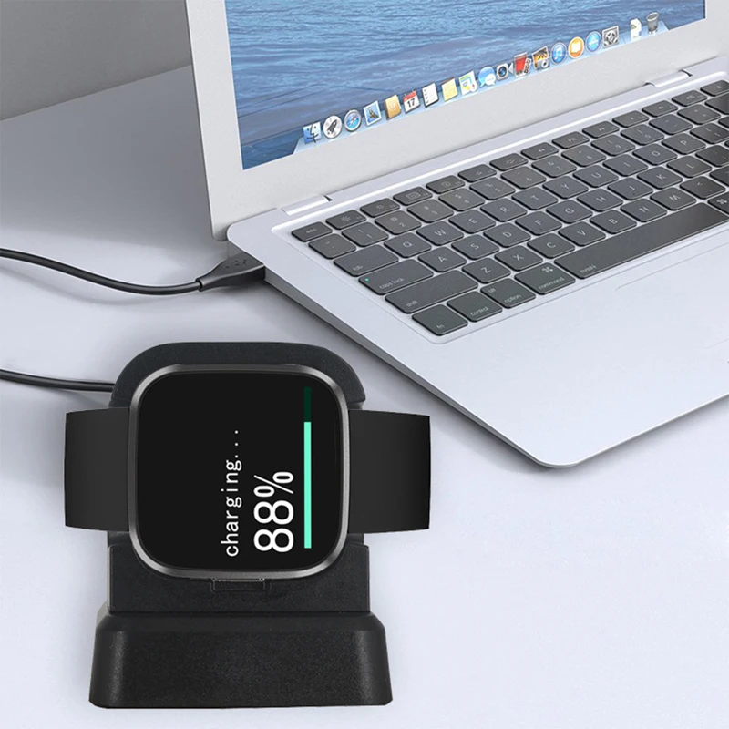 

For Fitbit Versa 2 Watch Charger Dock Portable Travel Charger Smart Watch Replace Charger Cable For Fitbit Versa 2 Accessories