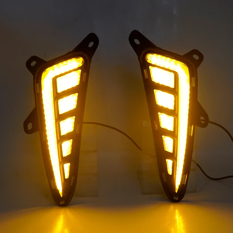 2 шт. для Toyota CHR C-HR 2016 2017 2018 2019 светодиодный дневный ходовой светильник DRL Дневной